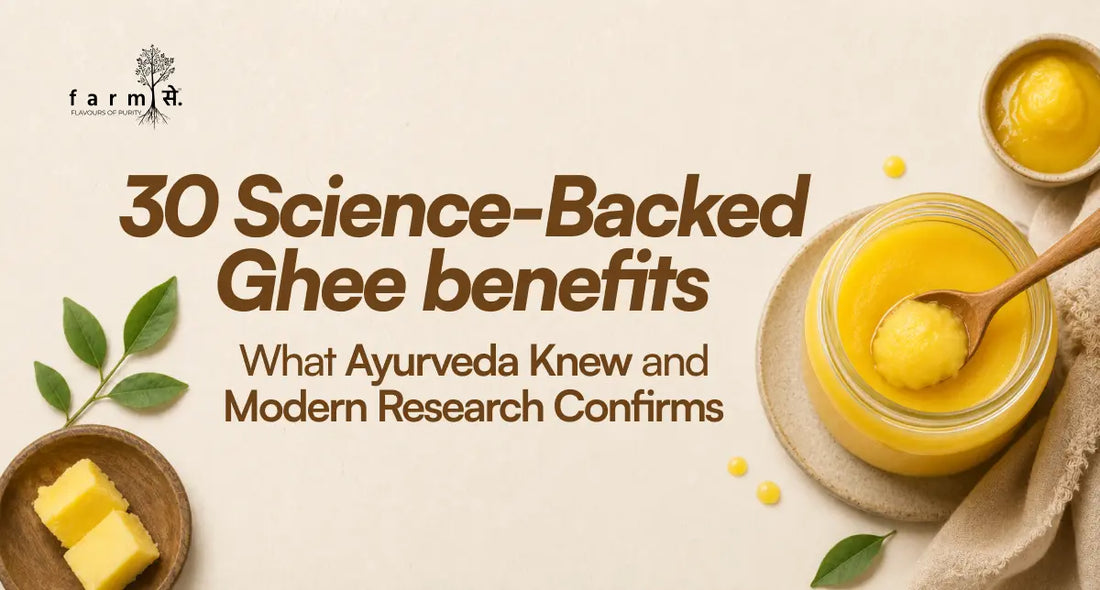 30 Science-Backed Ghee benefits - Featured Image