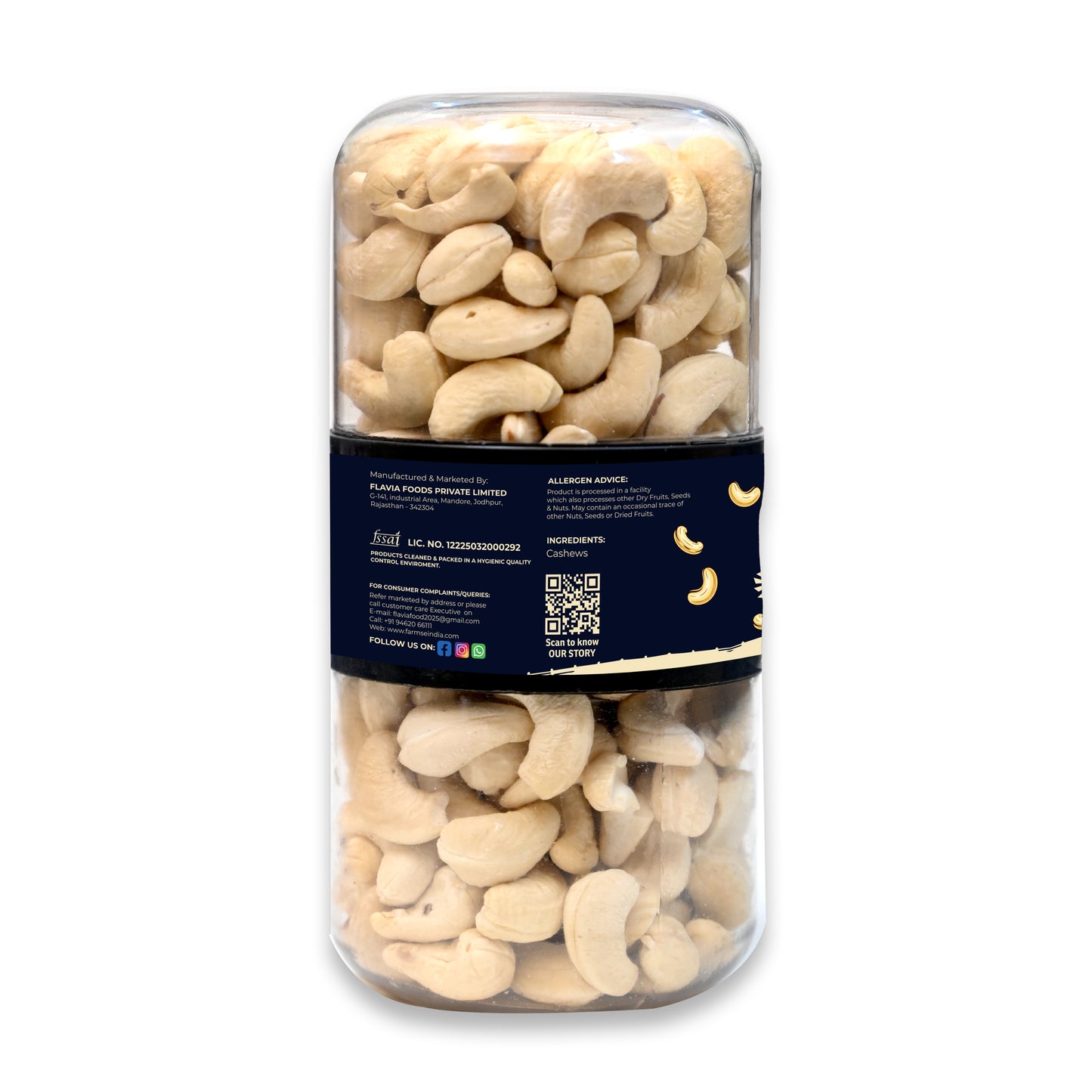 Farmse Cashew 200 Gm (Kaju Kicks)