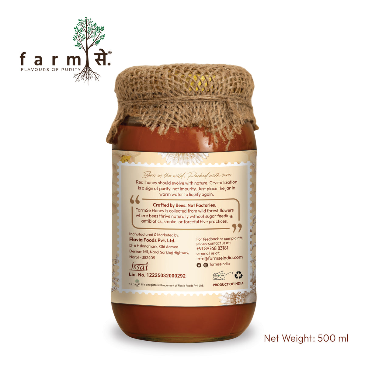 FarmSe A2 Gir Cow Ghee & Wild Forest Honey Combo
