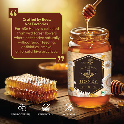 FarmSe A2 Gir Cow Ghee & Wild Forest Honey Combo