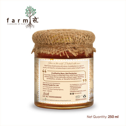 FarmSe A2 Gir Cow Ghee 150ml | Bilona Method & Wild Forest Honey 250ml  Combo