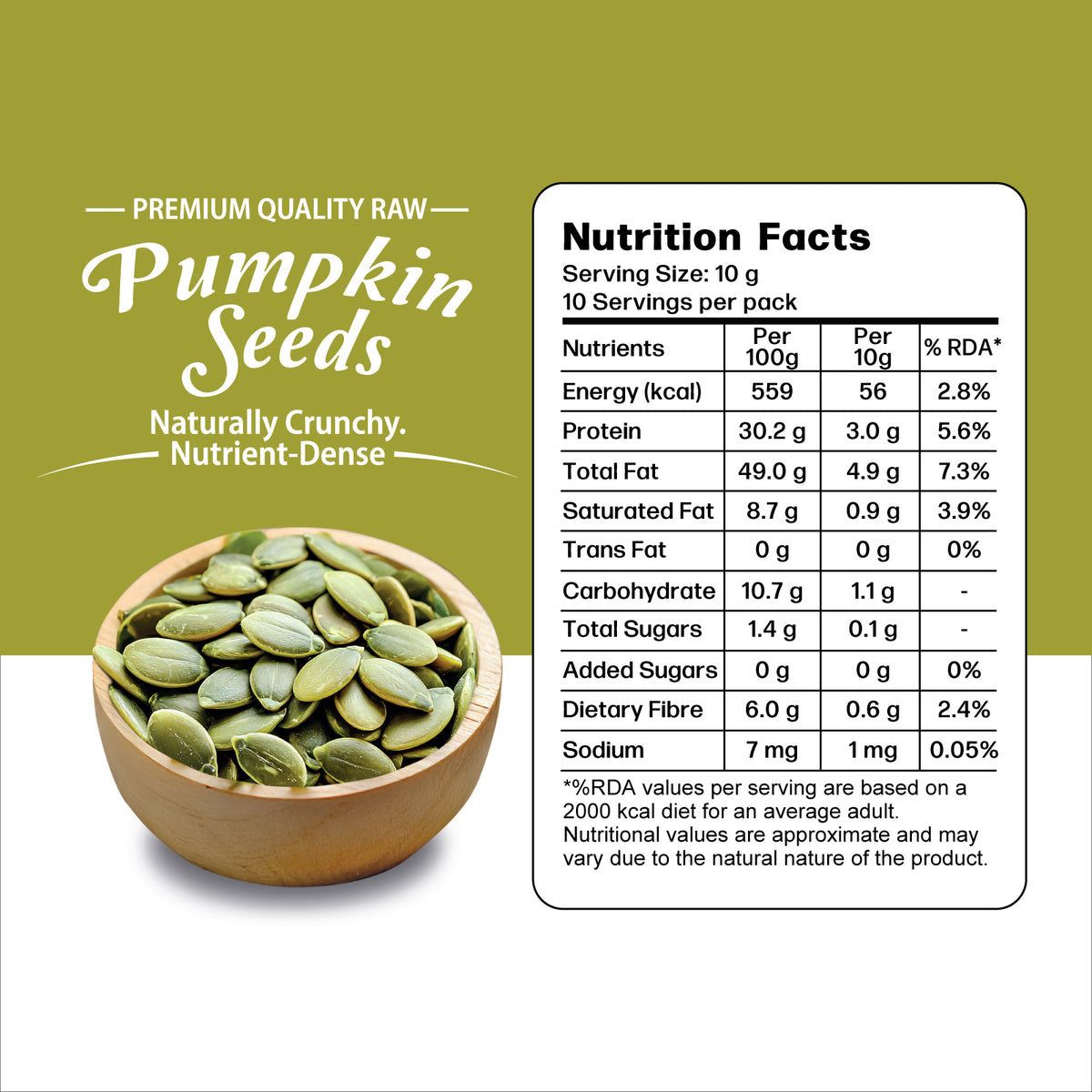 Pumpkin Seeds 50 Grams